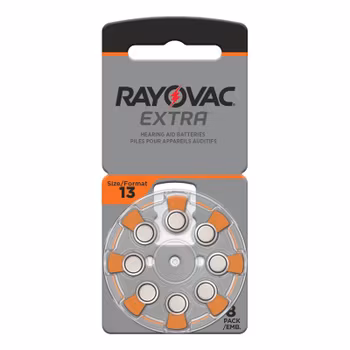 Hörapparatsbatterier Rayovac 13 8-Pack