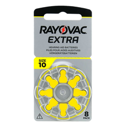 Hörapparatsbatterier Rayovac 10/A10 8-Pack