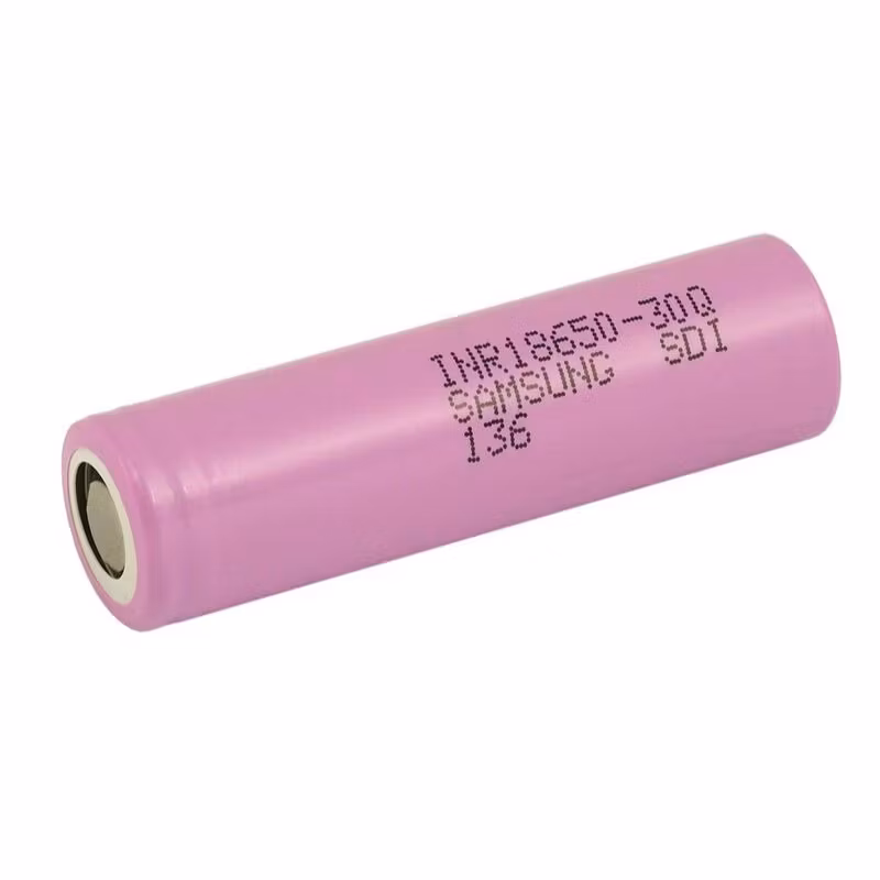 Uppladdningsbara batterier 18650 Li-ion Samsung INR18650-30Q 3000mAh. 2-pack  +box