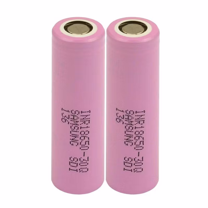 Uppladdningsbara batterier 18650 Li-ion Samsung INR18650-30Q 3000mAh. 2-pack  +box