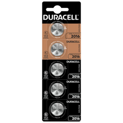 CR2016 Duracell, 5-pack