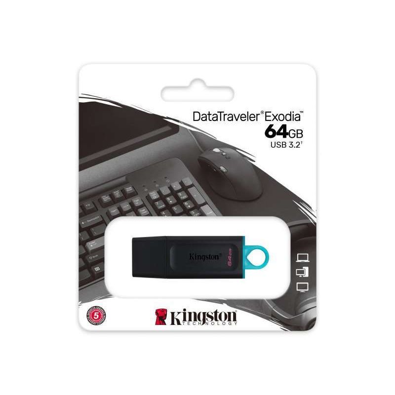 Kingston DT Exodia 64GB USB FlashDrive 3.0 DTX/64GB