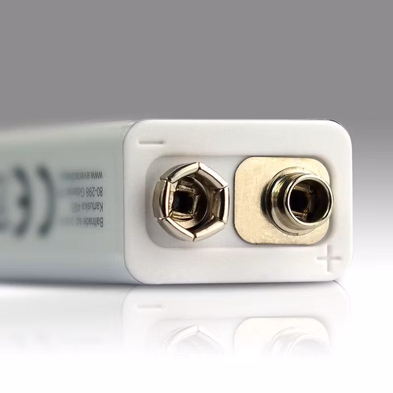 everActive 6F22/9V Li-ion 550 mAh uppladdningsbart batteri med USB TYP C