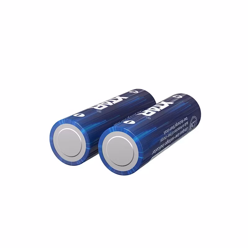 4x Xtar R6 / AA 1,5V Li-ion 2500mAh batteri med skydd