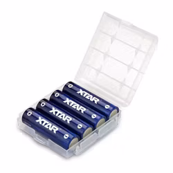 4-pack Xtar R6 / AA 1,5V 2500mAh Uppladdningsbara Li-ion Batterier med Skydd