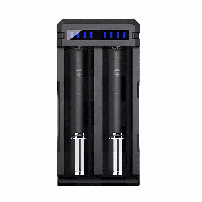 Snabbladdare för cylindriska batterier Li-ion 18650 Xtar SC2