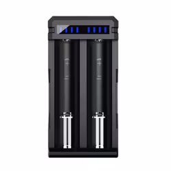 Snabbladdare för cylindriska batterier Li-ion 18650 Xtar SC2