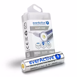 EverActive 18650 USB-batteri 2600mAh med BOX-skydd