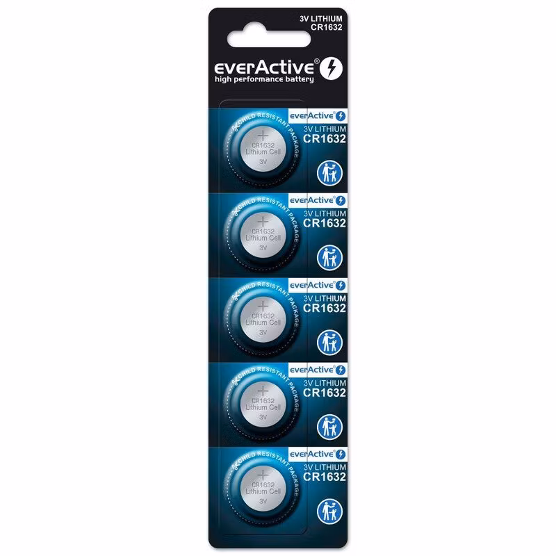 CR1632 everActive batteri, 5 st