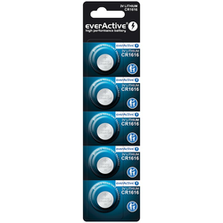 CR1616 everActive batteri, 5 st