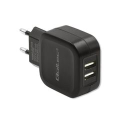 Qoltec Laddare 17W | 5V | 3.4A | 2xUSB