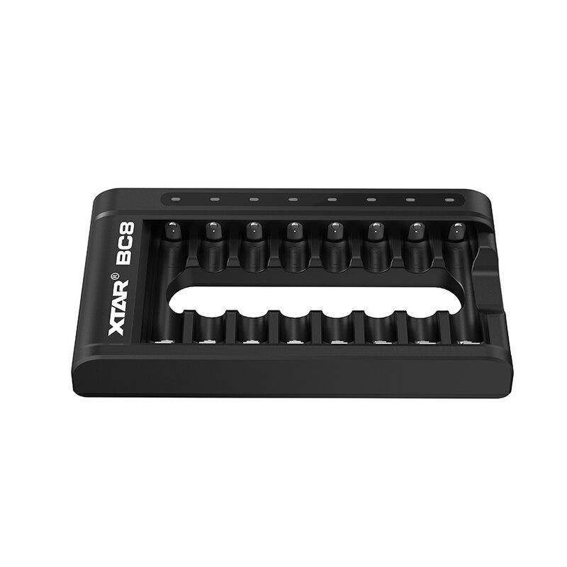Xtar BC8 Laddare för aa/aaa Li-ion 1,5V och NiMH batterier