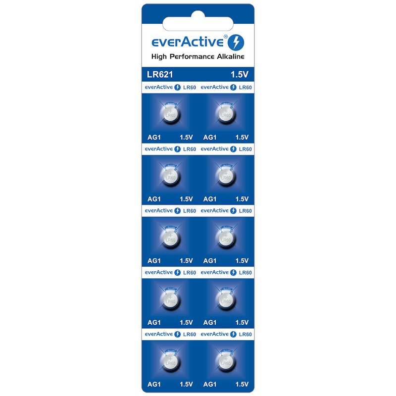LR60 batteri everActive AG1 /G1 /LR621