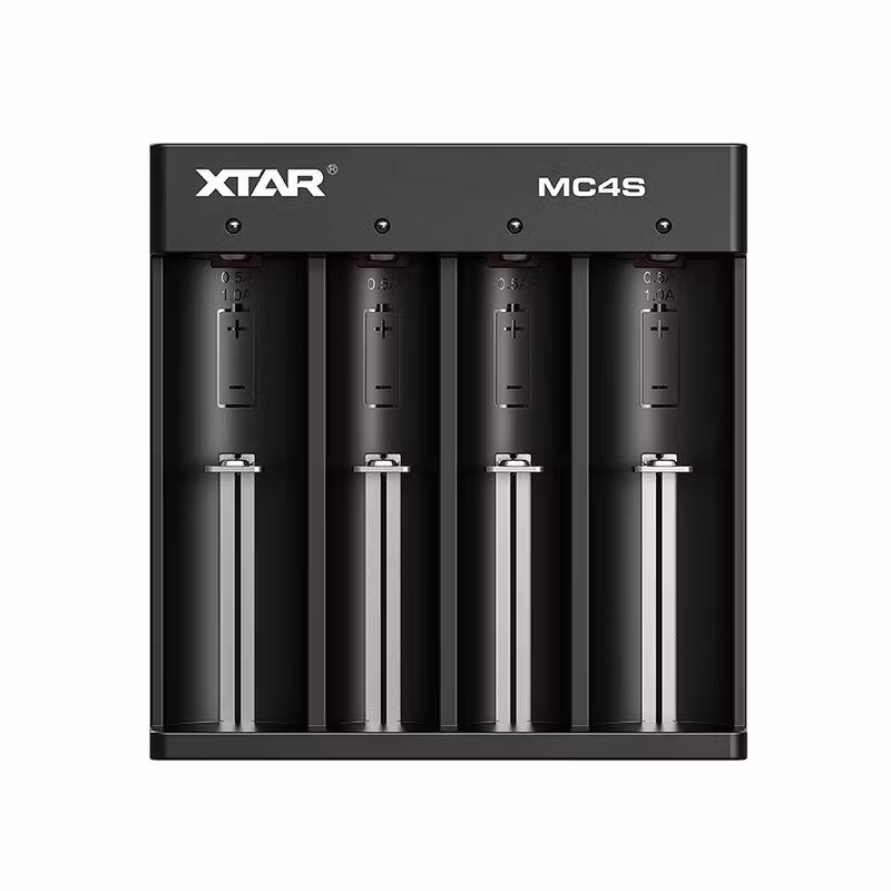 Laddare för 18650 Li-ion / NiMH Xtar MC4S cylindriska batterier