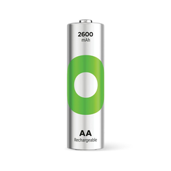 4 x uppladdningsbara batterier AA / R6 Ni-MH GP ReCyko 2600mAh