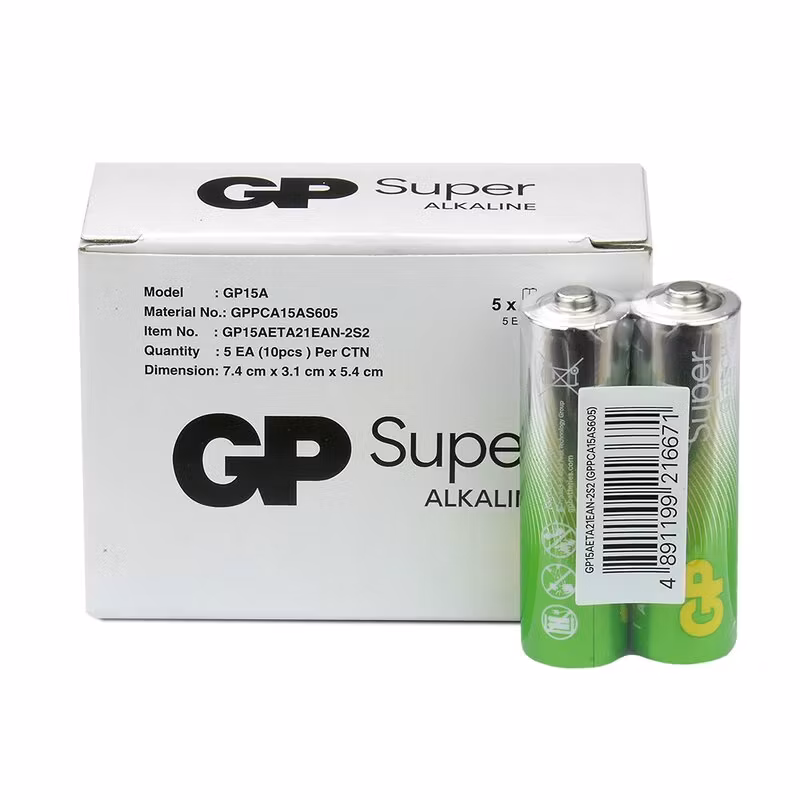 10 x GP Super Alkaline G-TECH LR6 / AA batterier