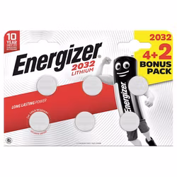 CR2032 Energizer, 6 st