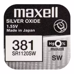 Klockbatteri Maxell 381 / 391/SR 1120 SW/G8