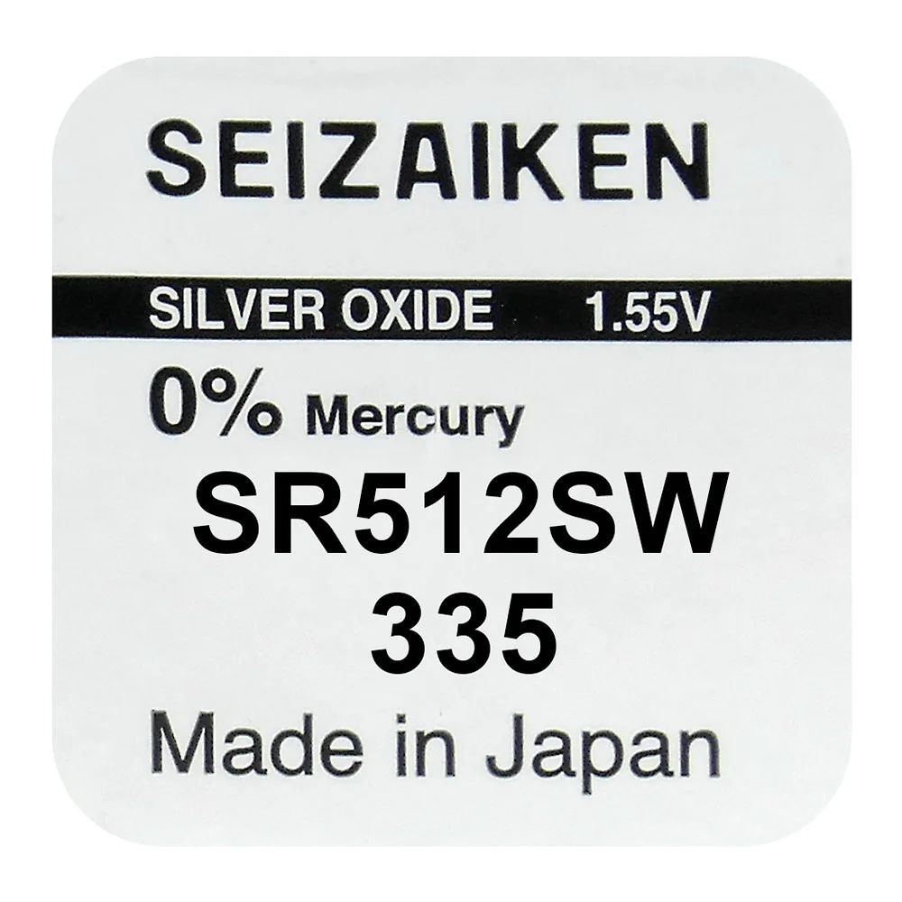 Klockbatteri Seizaiken SEIKO 335 / SR512SW