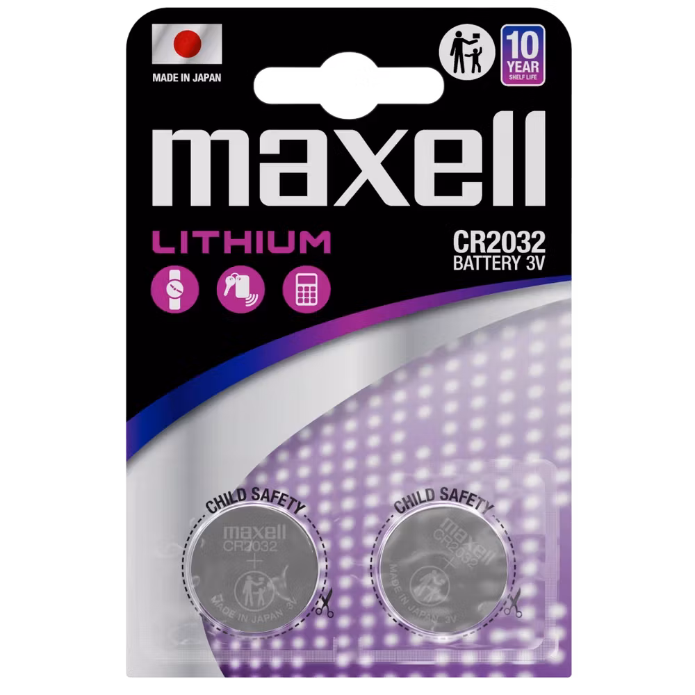 CR2032 Maxell, 2-pack