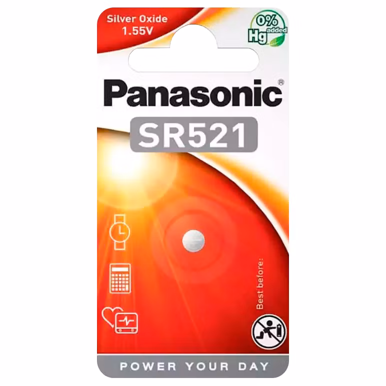 Klockbatteri Panasonic  379 / SR521