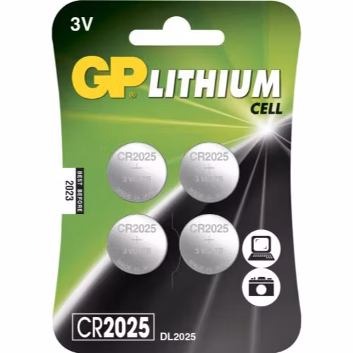 CR2025 GP, 4-pack