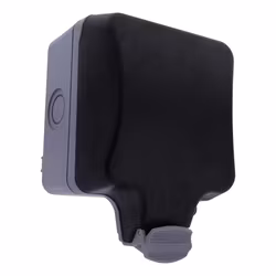 Deltaco- Vädertätad låda för 86 mm uttag, IP68, grå