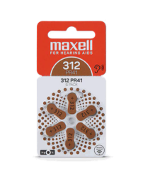 Hörapparatsbatteri Maxell 312 PR41