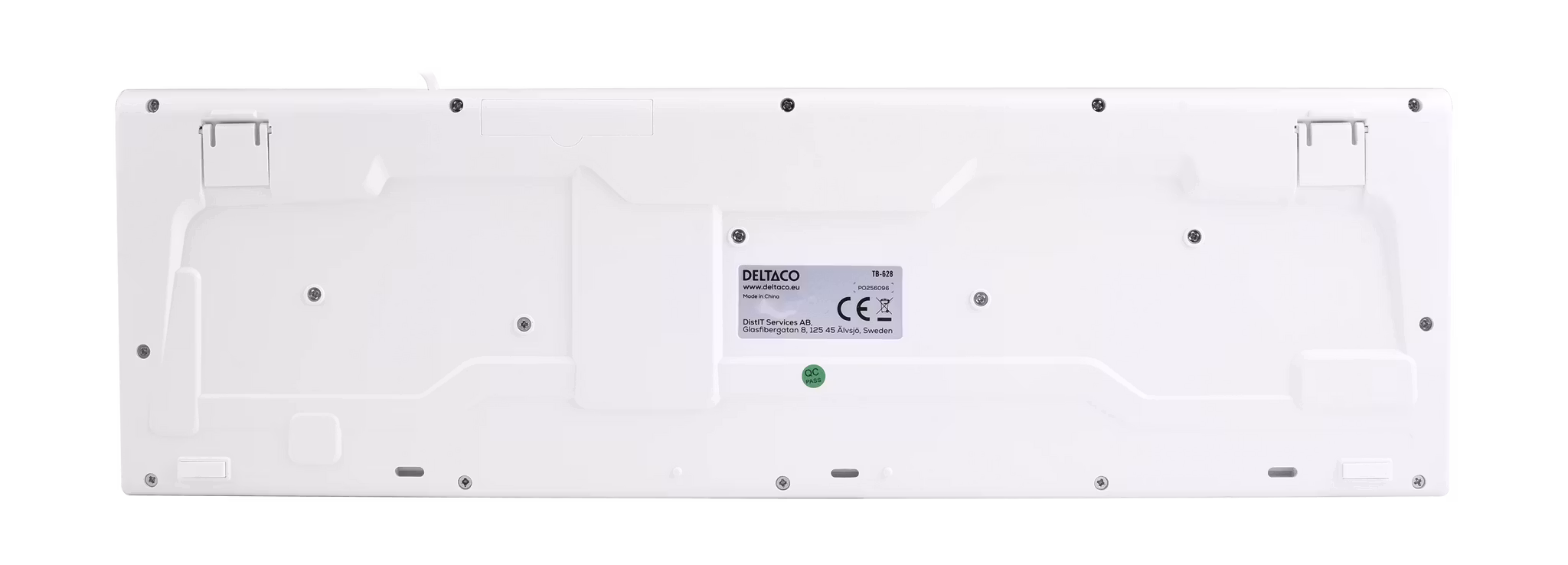 DELTACO TB-628 Tangentbord – Slimmat & USB-anslutning