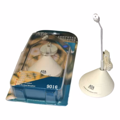 ATA Skrivbordsmikrofon Cardioid – 3,5 mm, för möten & gaming