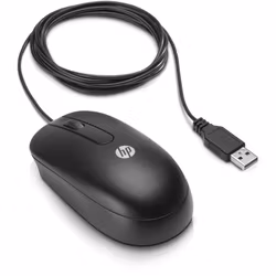 HP USB Optical Scroll Mouse, svart