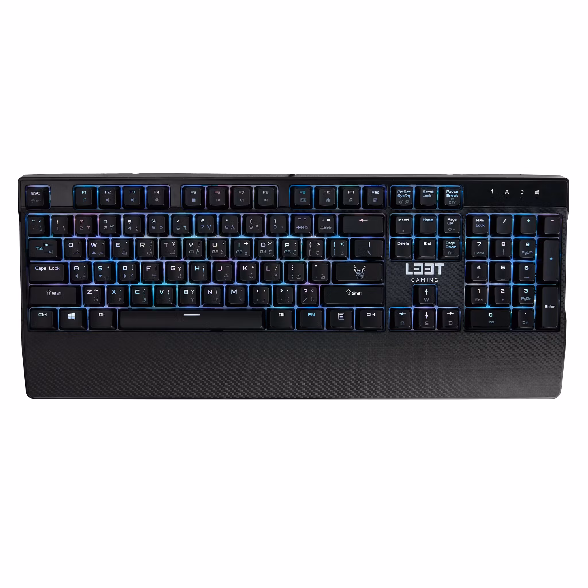 MEGINGJÖRD Mekaniskt Gamingtangentbord RGB – Arabisk Layout | L33T-Gaming