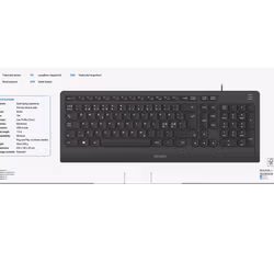 DELTACO TB-803 Tangentbord – Tyst & Trådbundet, Fullstorlek, Nordisk Layout