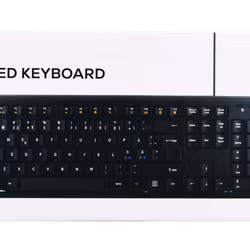 DELTACO TB-626 Tangentbord – Trådbundet, Fullstorlek, Nordisk Layout, USB-A