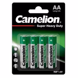 Camelion R06 AA Batterier 4-pack – Zink-Carbon Super Heavy Duty