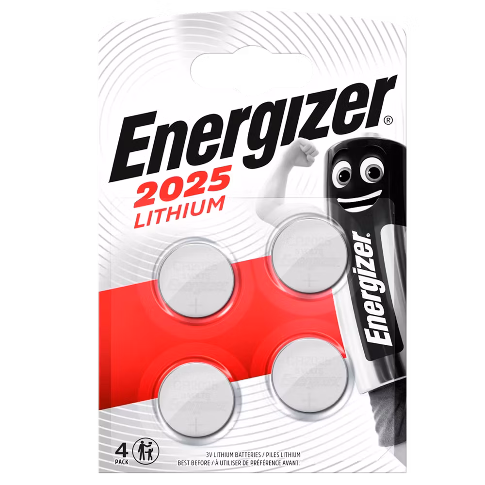 CR2025 Energizer, 4-pack