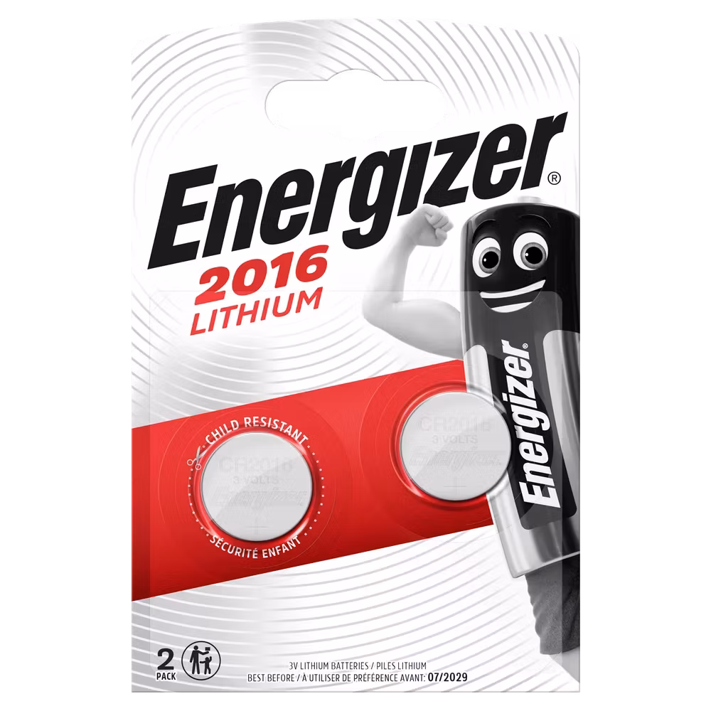 CR2016 Energizer, 2-pack