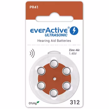 Hörapparatsbatteri EverActive ULTRASONIC 312 /PR41