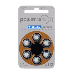 Hörapparatsbatteri PowerOne SAB Varta 312
