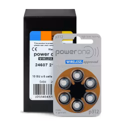 Hörapparatsbatteri PowerOne SAB Varta 312
