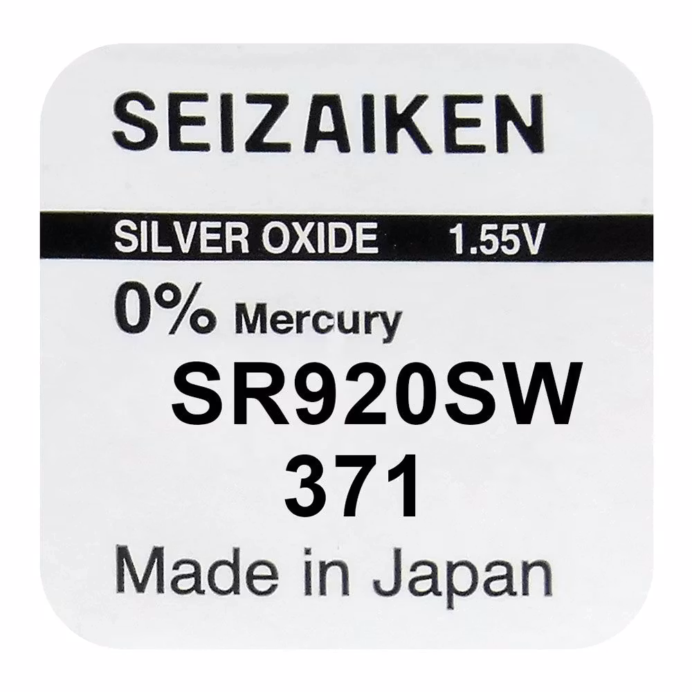 Klockbatteri Seizaiken / SEIKO 371 / SR920SW / SR69
