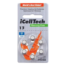 Hörapparatsbatteri iCellTech PR48