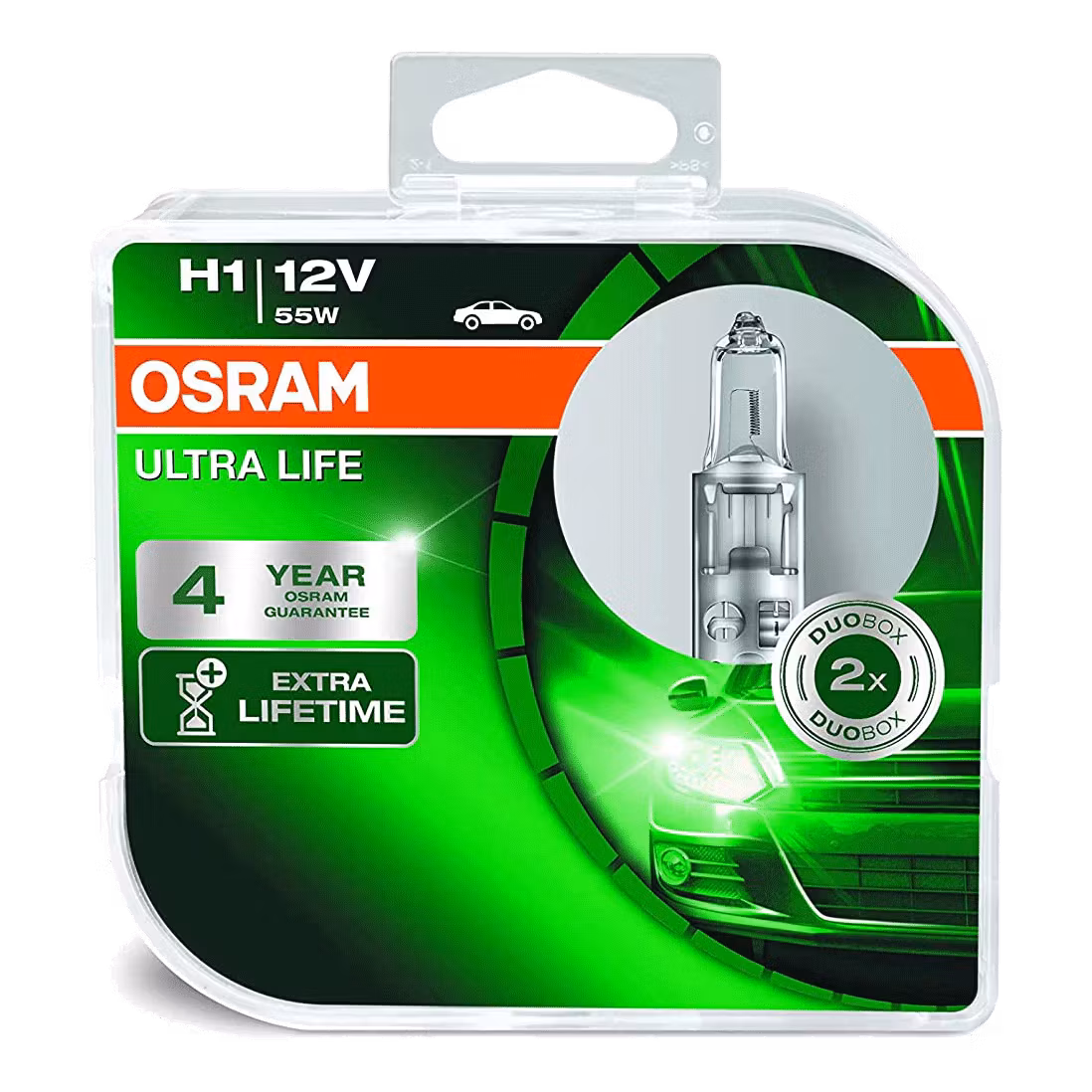 Osram Ultra Life H1 55W 12V Bilglödlampa