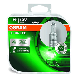 Osram Ultra Life H1 55W 12V Bilglödlampa
