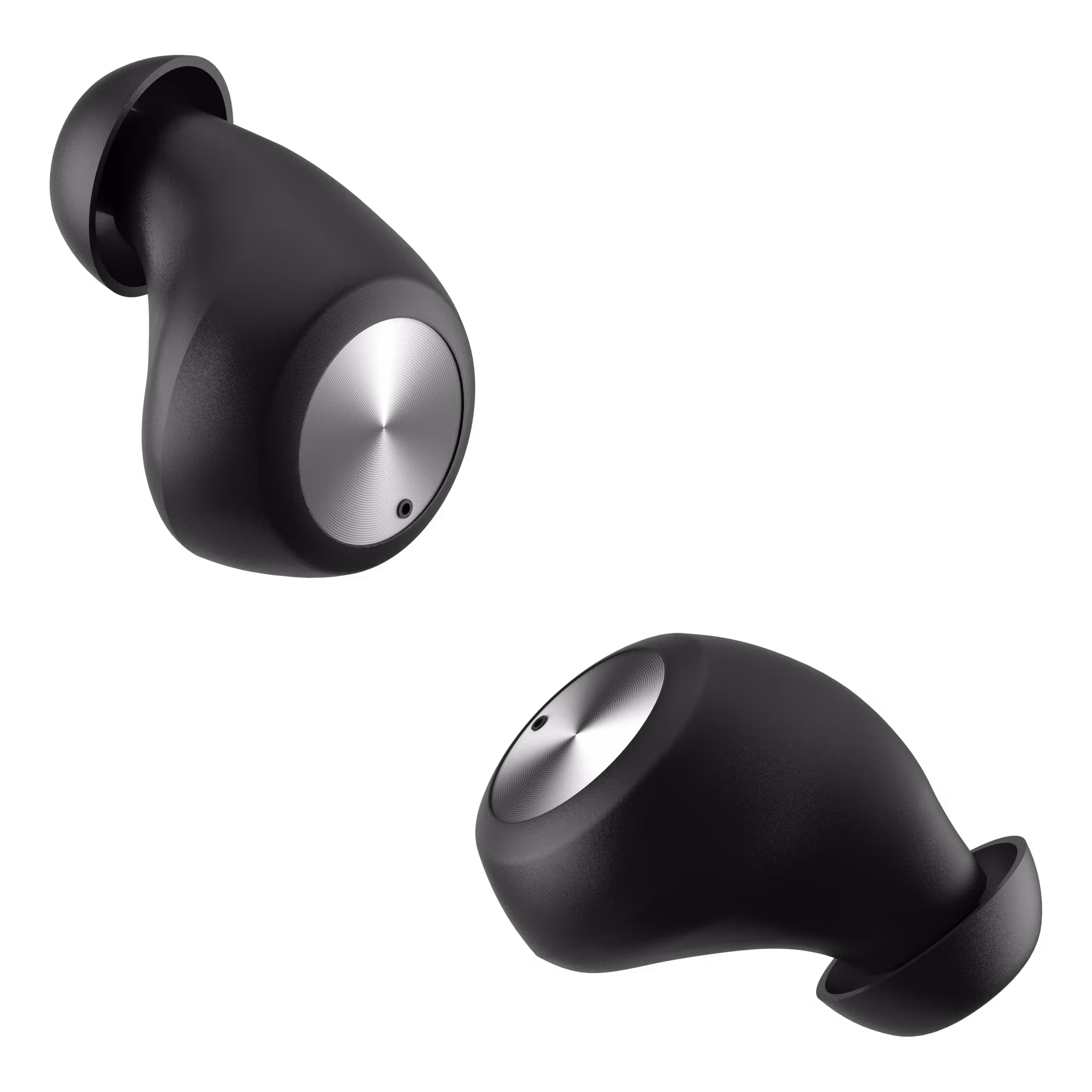 STREETZ TWS-110 trådlösa in-ear-hörlurar svart med Bluetooth 5