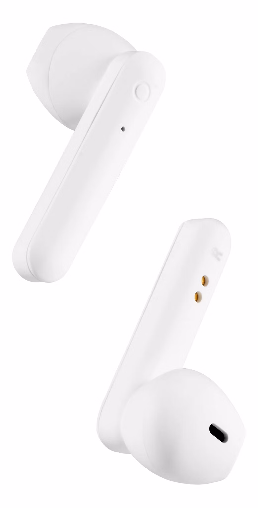 STREETZ TWS-105 True Wireless hörlurar mattvit med Bluetooth 5 och touch-knappar