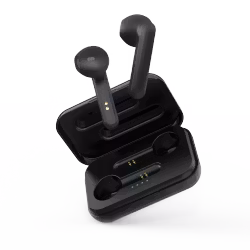 STREETZ TWS-104 True Wireless Hörlurar – Mattsvart | Bluetooth 5 och Laddningetui