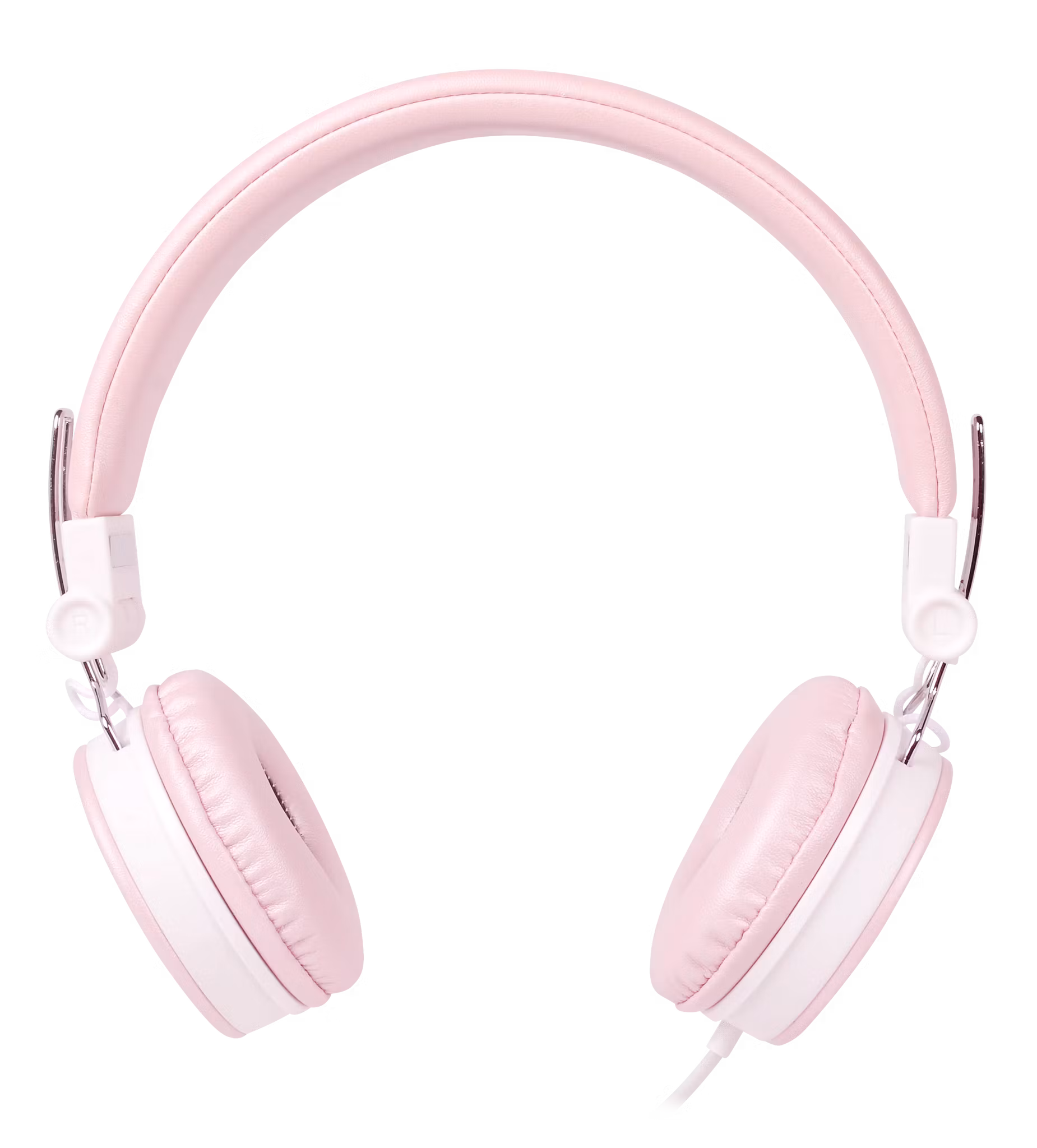 STREETZ HL-W202 Hopfällbara Hörlurar med Mikrofon – Rosa | 3,5 mm Anslutning
