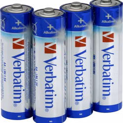 Verbatim AA Alkaline Batterier – 4-pack | 1,5V