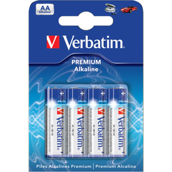 Verbatim AA Alkaline Batterier – 4-pack | 1,5V